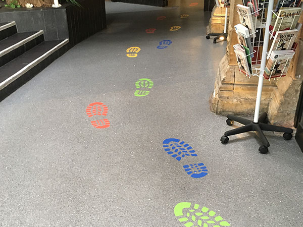 indoor signage and point of sale advertising floor graphics