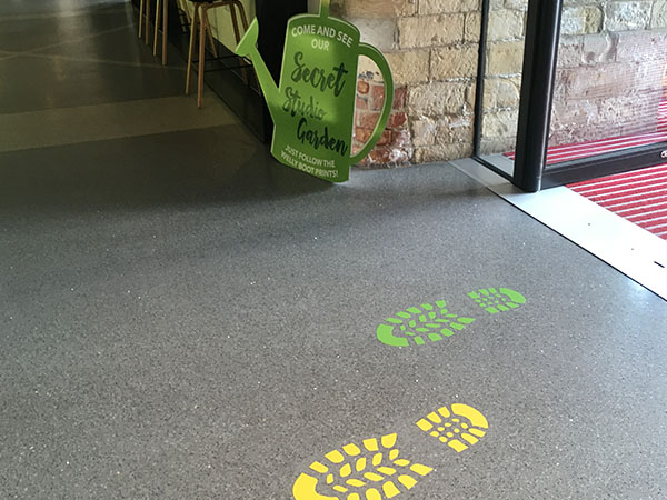 indoor signage and point of sale advertising floor graphics