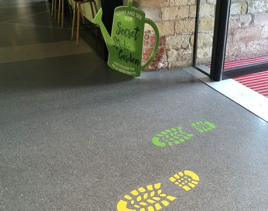 indoor signage and point of sale advertising floor graphics